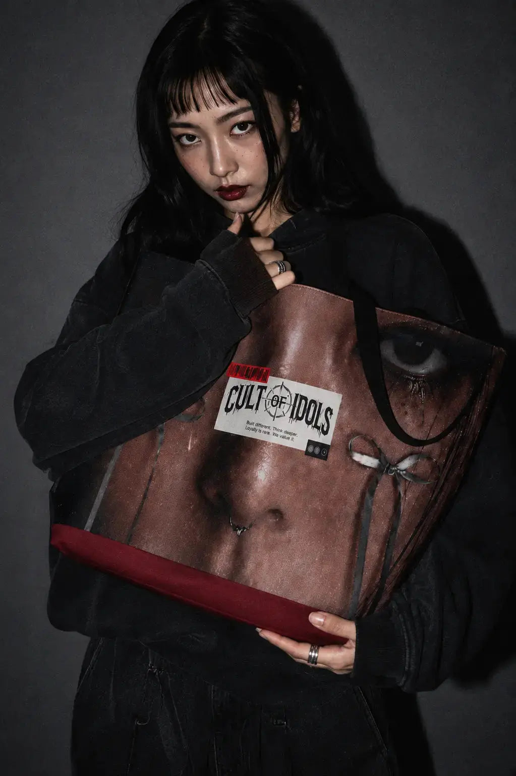 Kpop-grunge-tote-bags-CULTOFIDOLS CULTOFIDOLS