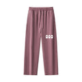 Hooligan Unisex Mid-Waist Drawstring Straight Pants