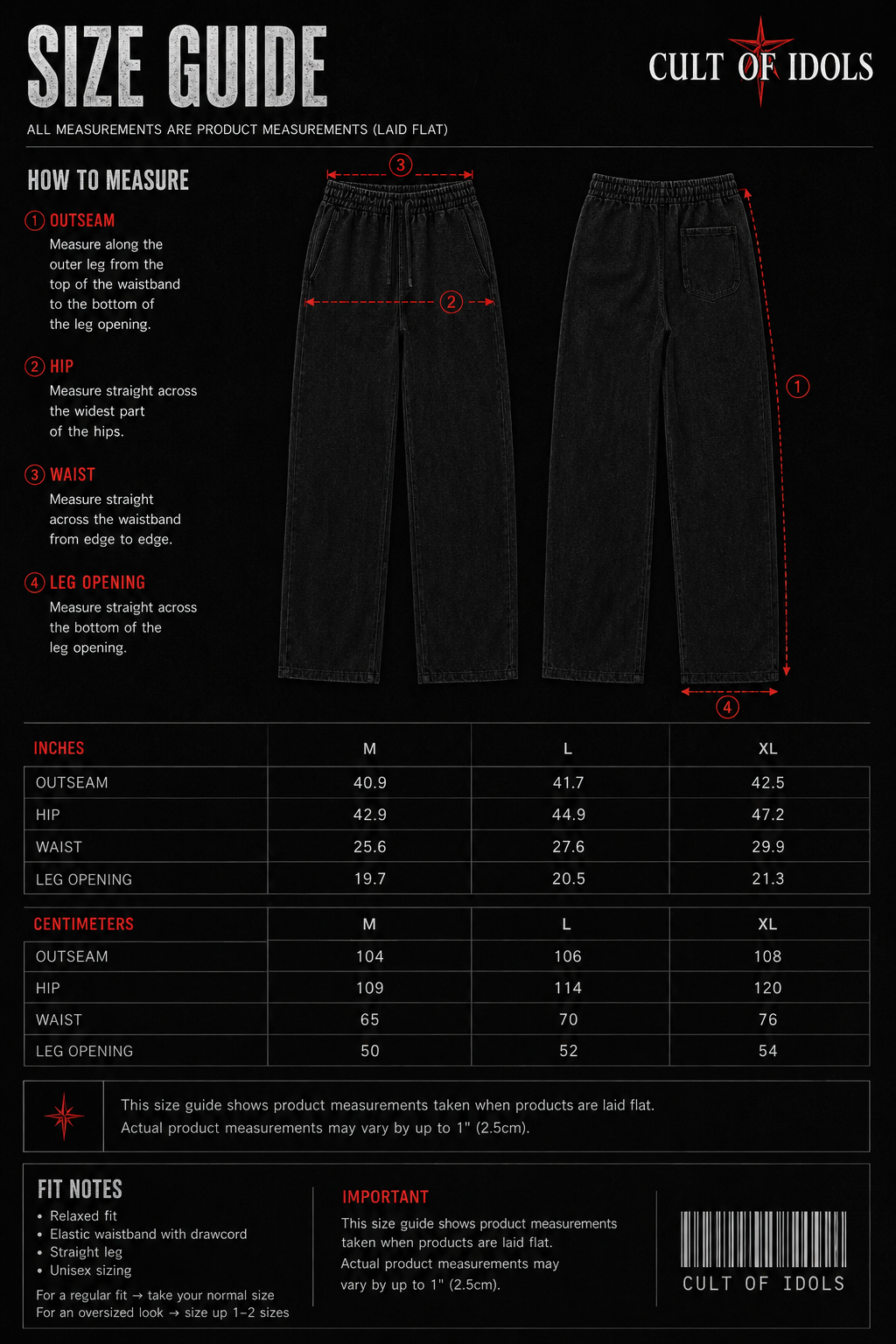Size guide
