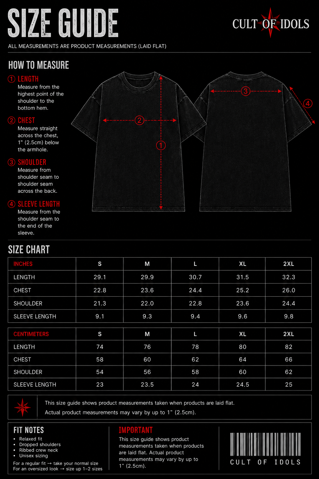 Size guide