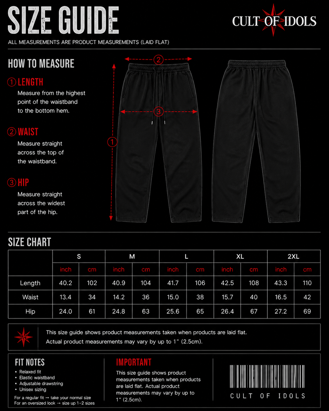 Size guide