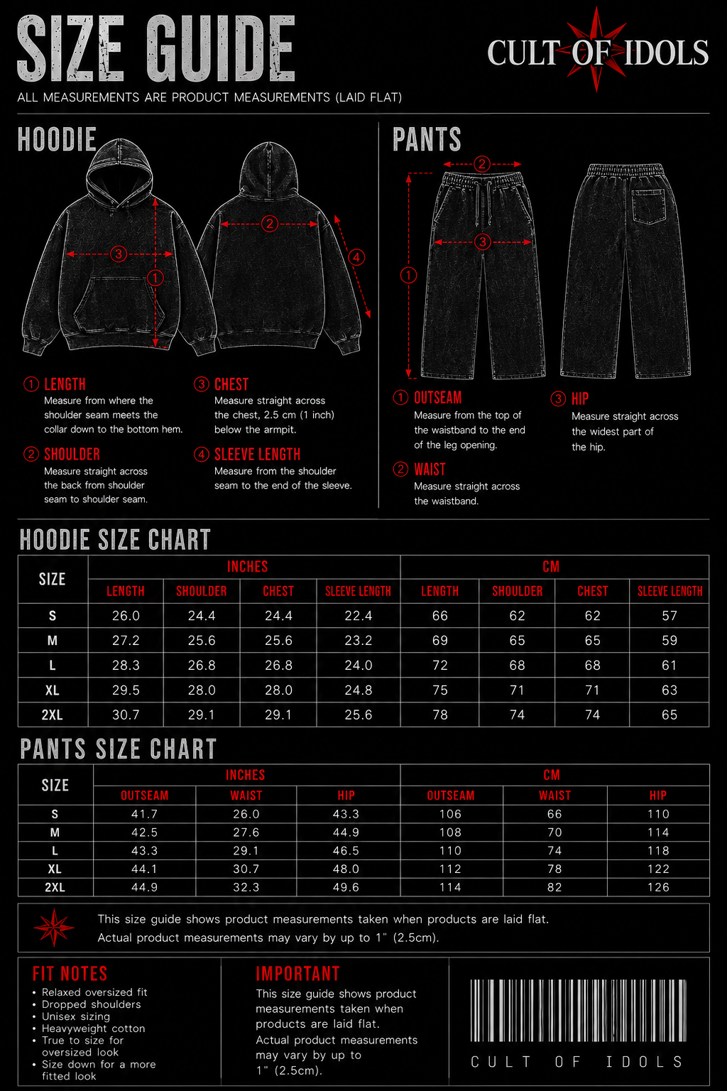 Size guide