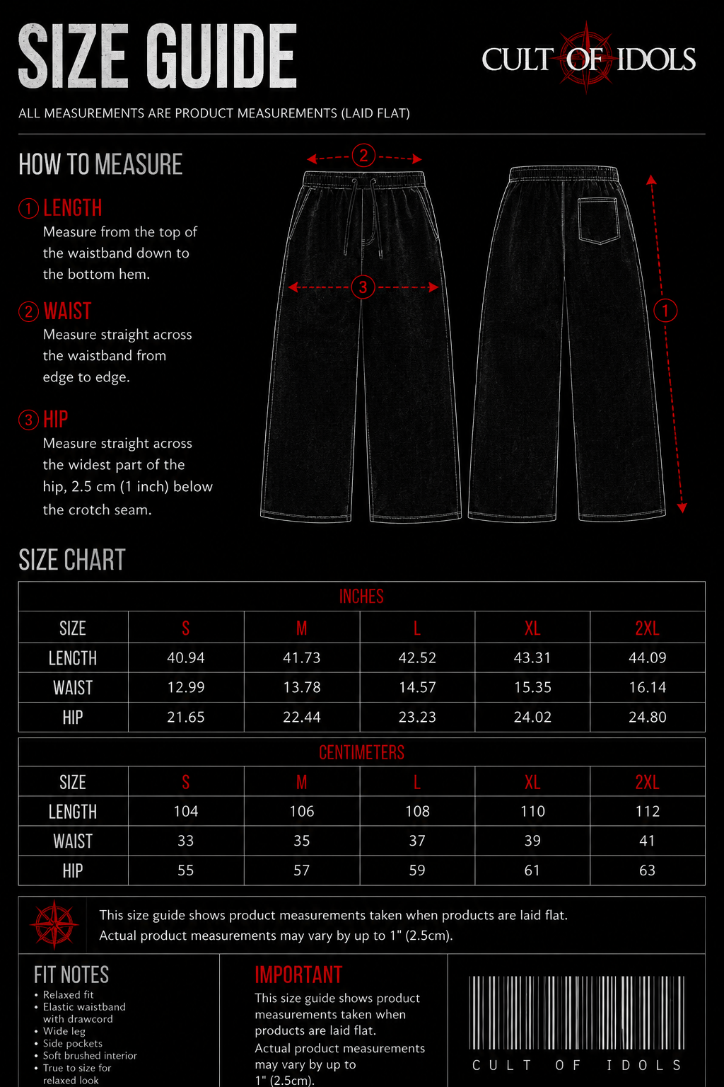 Size guide