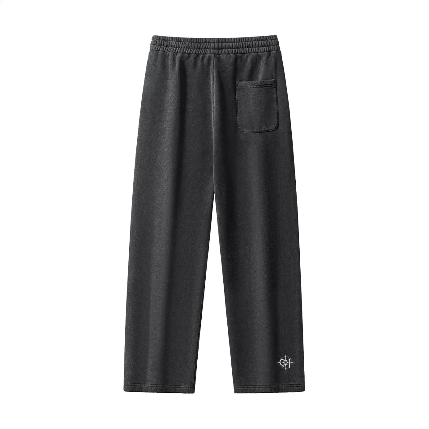 Hooligan Unisex Mid-Waist Drawstring Straight Pants