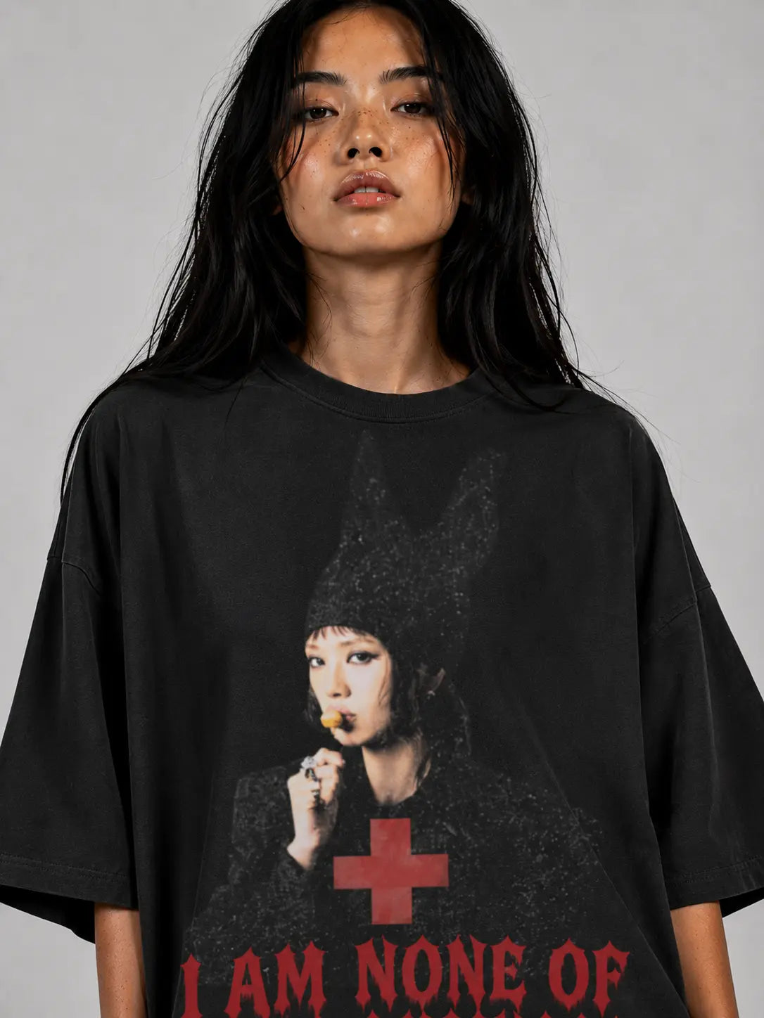 I am non of your buisness blackpink boxy tee PODpartner