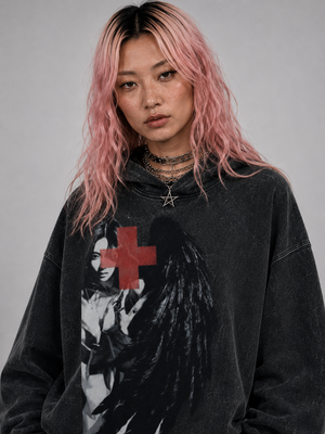 Aespa WDA boxy hoodie