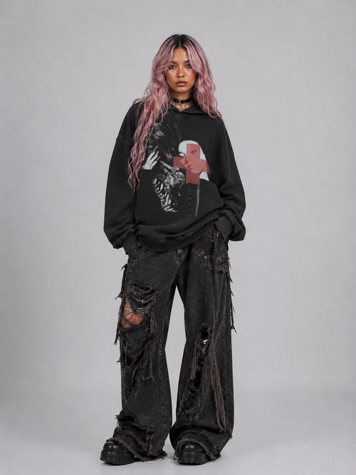 Aespa WDA boxy hoodie