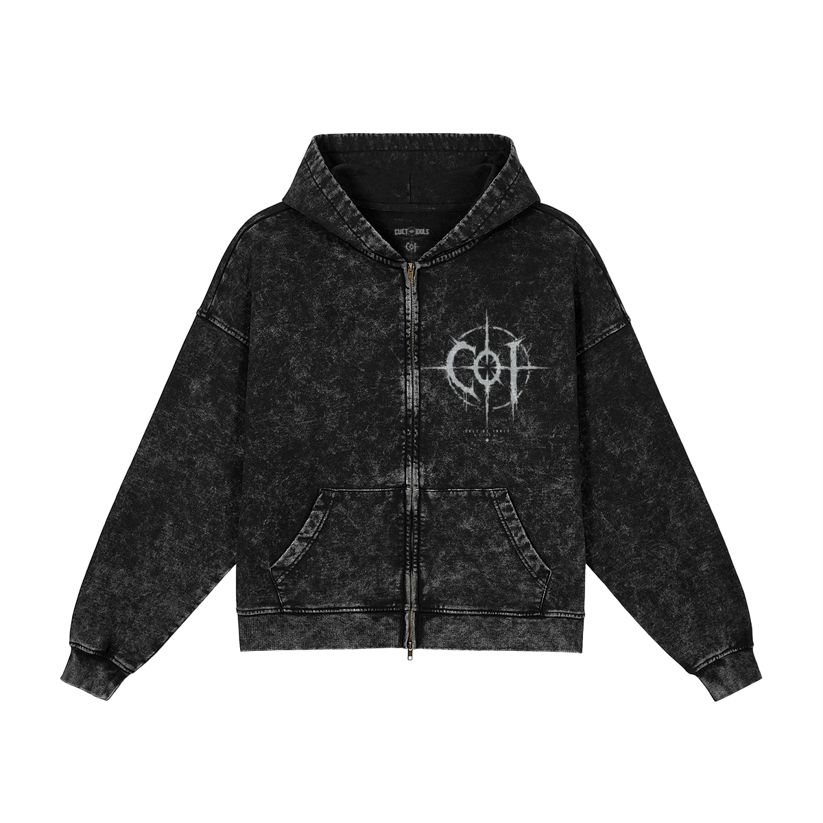 COI BTS washed zipper