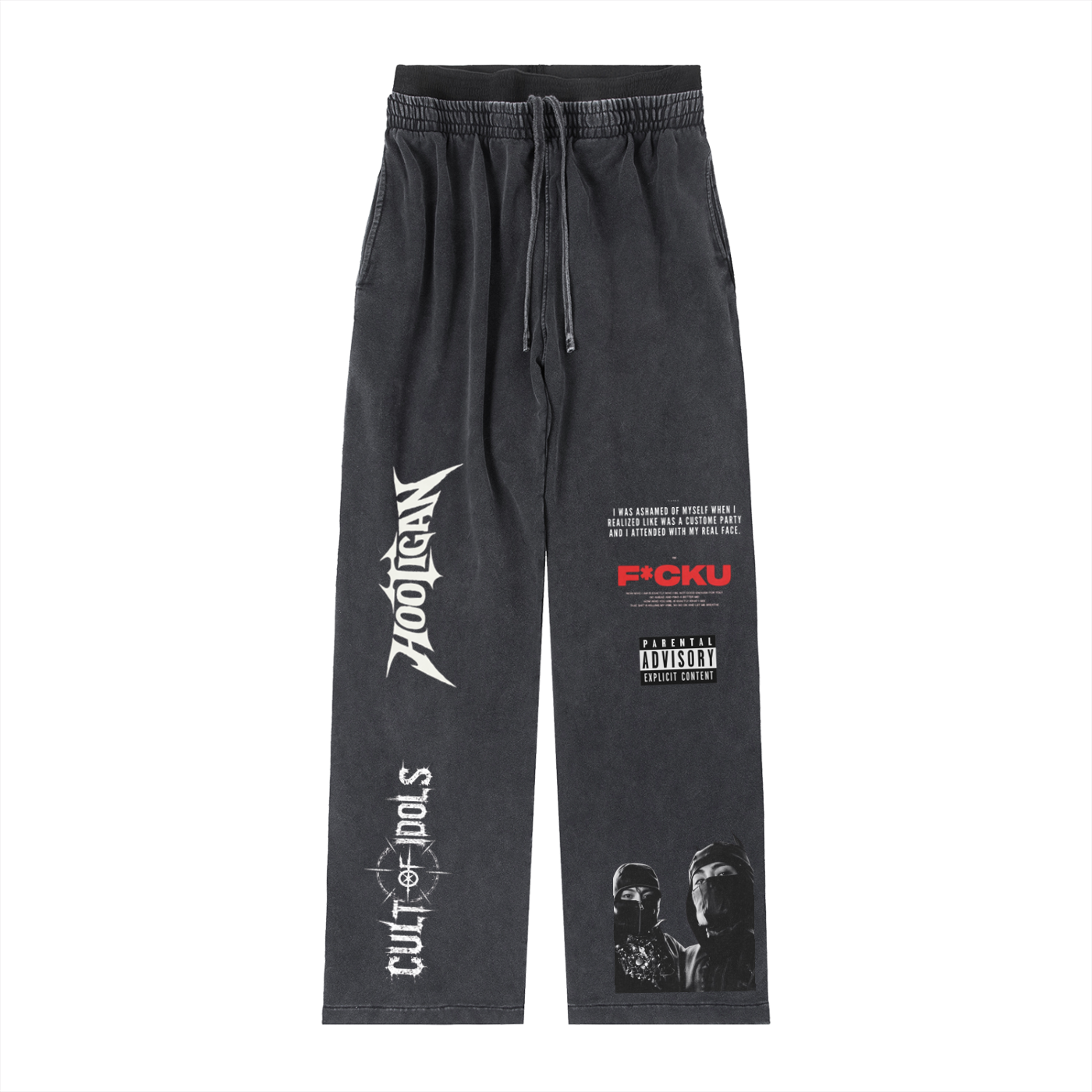 Vintage Washed Waist Pants