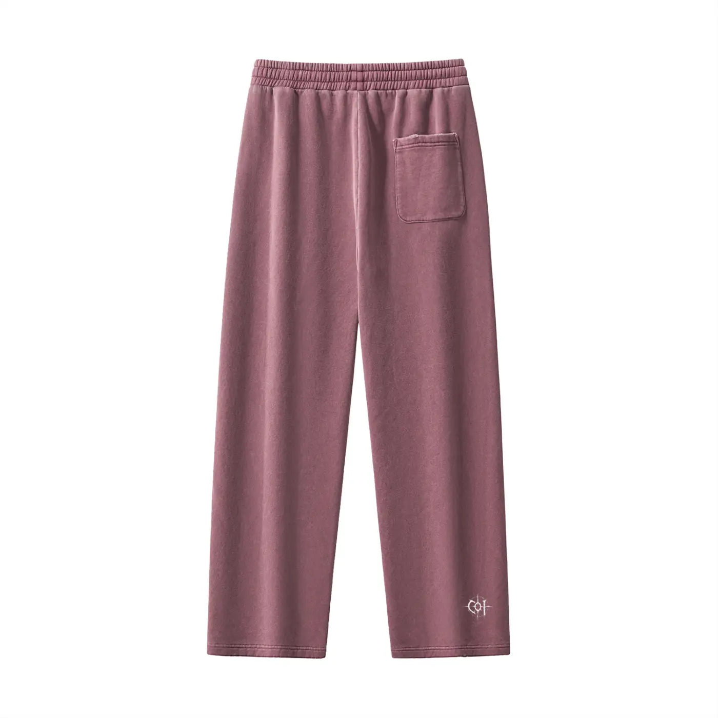 Hooligan Unisex Mid-Waist Drawstring Straight Pants